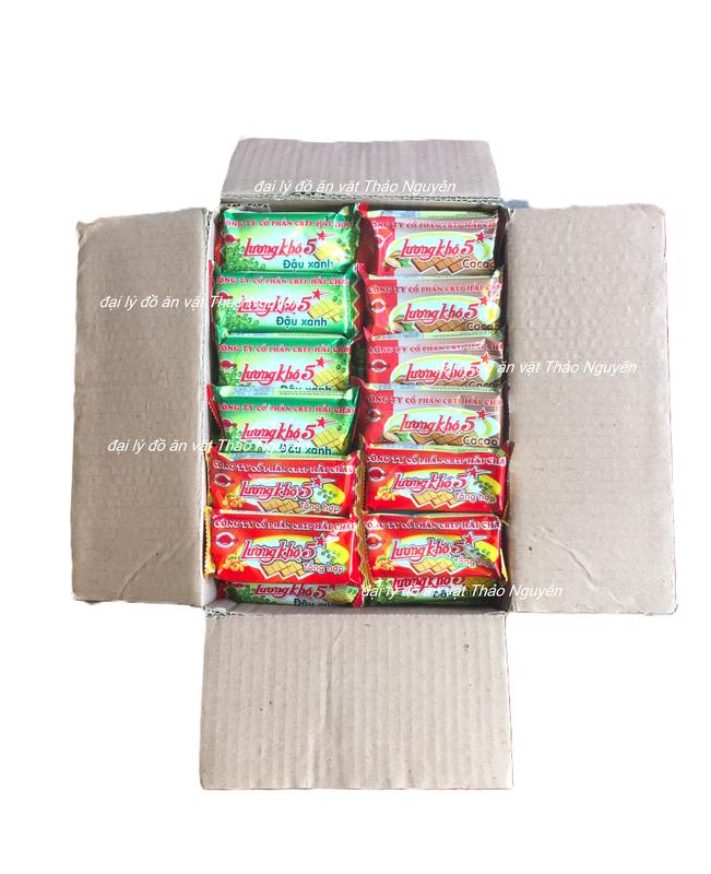  combo 51 gói lương khô MIX 3 VỊ ĐẬU XANH - CACAO-TỔNG HỢP giàu dinh dưỡng tốt cho sức khỏe 