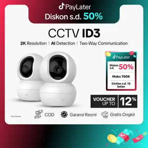 ADVAN Smart IP Camera ID3 CCTV 3MP 2K Indoor CCTV WIFI PTZ