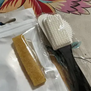 Paket Pembersih Sepatu Suede & Nubuck / Suede Brush + Suede Eraser Bonus Tali Sepatu