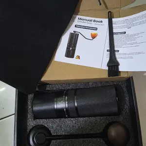 Vesper coffee grinder lens titanium seven stars burr ghost teeth faster cutting / grinder kopi manual 7stars titanium