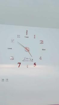 Product Review of BISA COD , JAM DINDING JUMBO DIY 80-130 MODERN from M**h 0