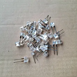 Lampu LED Strawhat 8mm Putih Untuk Senter