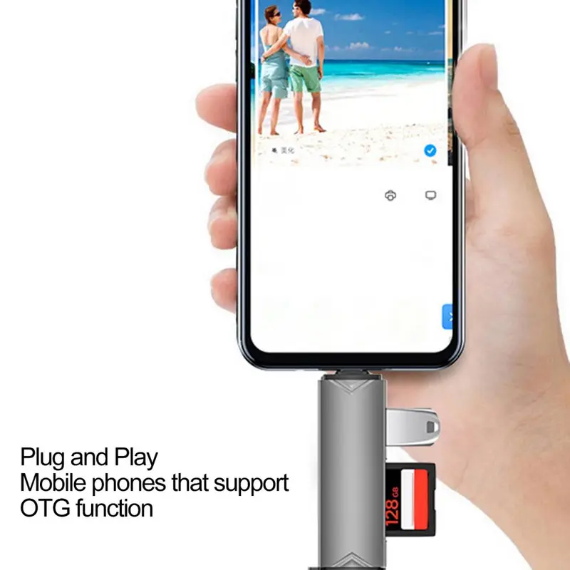 ZXX Card Reader 6in1 Type C USB 3.0 OTG MicroSD - Z61 0