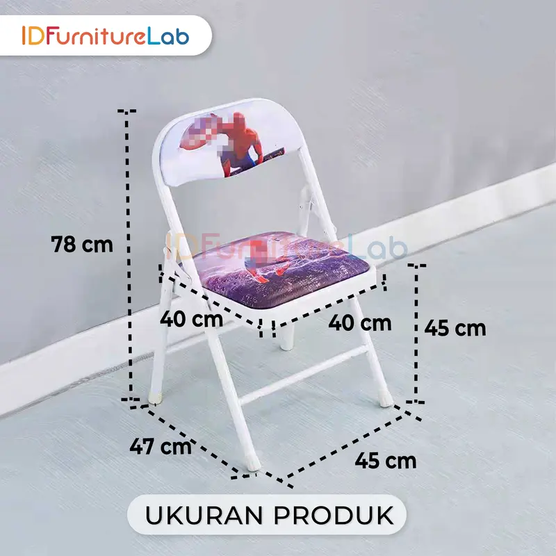[IDFL] │ <READY STOCK> FOLDA KURSI LIPAT ANAK ANAK Kursi Santai Kursi Minimalis Kursi Anak Kursi Lipat Portable Kursi Makan 4