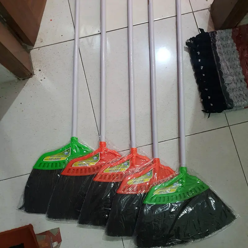Sapu Lantai / Sapu Ijuk / Sapu Injuk / Sapu Kipas ukuran Besar Jumbo Tebal Anti Rontok 125 x 45 cm 2