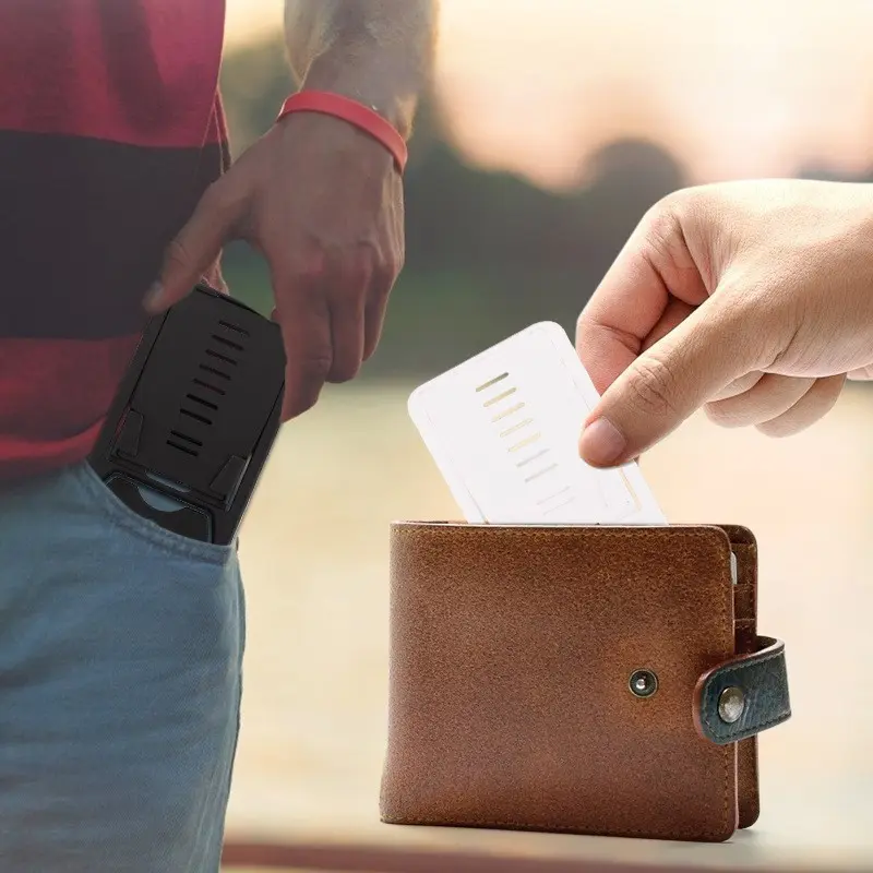Holder Hp Meja Card Phone Mini Universal Stand Handphone Kecil Tipis Dudukan Tempat Sandaran Hape Model Kartu - DISTRIBUTHOR 3