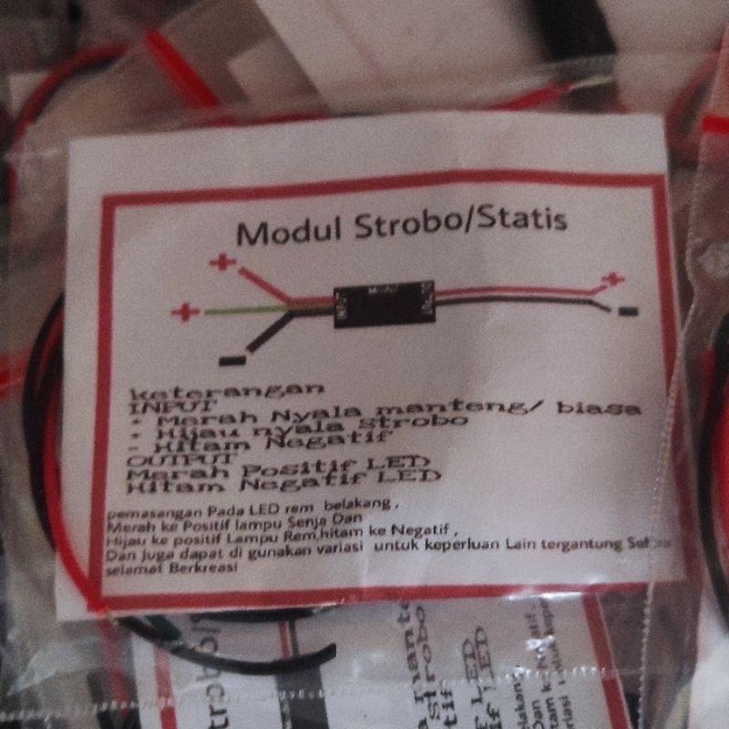 Modul lampu strbo statis rem kedip 2