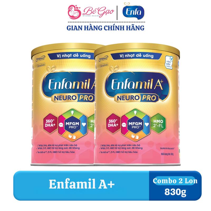 Sữa bột Enfamil A+/ Enfagrow A+ Neuropro Lon 400g/830g/1.7kg