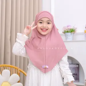 Kalisha - Zeeva Jilbab Instan Anak Perempuan Jersey Ukuran M
