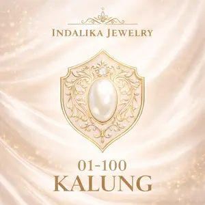 01-100 - Indalika Jewelry 01 Kalung Wanita Elegan Mewah, Desain Simple & Aesthetic Timeless