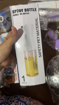 Product Review of COSY Botol Kaca Spray Minyak Goreng 220ml Botol Semprot Tekanan Tinggi / Bottle Kecap Asin Dapur Semprot Olive Oil Spray Transparan Serbaguna Food Hitam from D**a 0