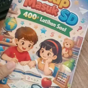 BUKU LATIHAN SOAL ANAK SIAP MASUK SD ISI 400+ SOAL / 70 HALAMAN FREE COVER LENGKAP