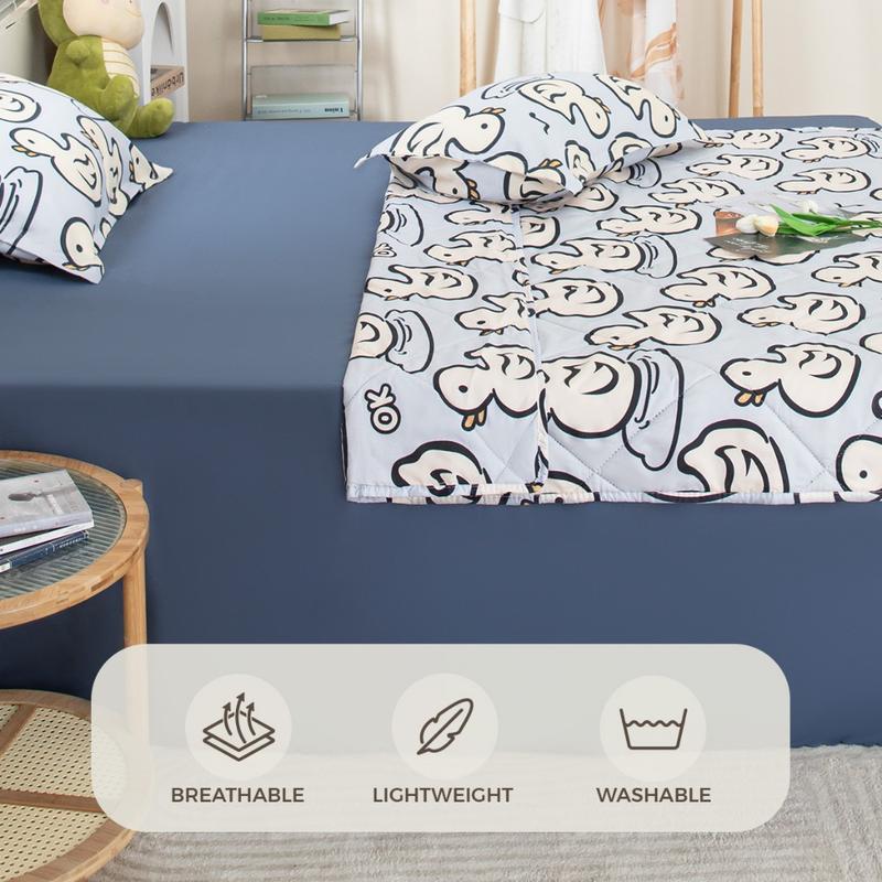 UNITWO [BED COVER ONLY] Bedcover Motif Korean Pastel Color Bed Cover Collection Ukuran Single  Queen  King - Hanya Selimut 180X200 160X200 120X200 1