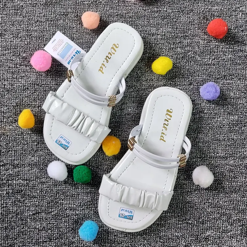 WIU SANDAL ANAK PEREMPUAN SELOP CANTIK SENDAL ANAK LEBARAN SIZE 26-35 Fashion Anak 2