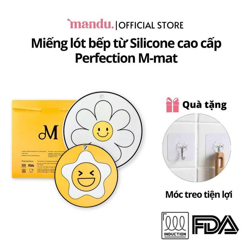 CHÍNH HÃNG Miếng lót bếp từ Perfection M-Mat – Silicone FDA chịu nhiệt chống xước bảo vệ bếp BEST SELLER