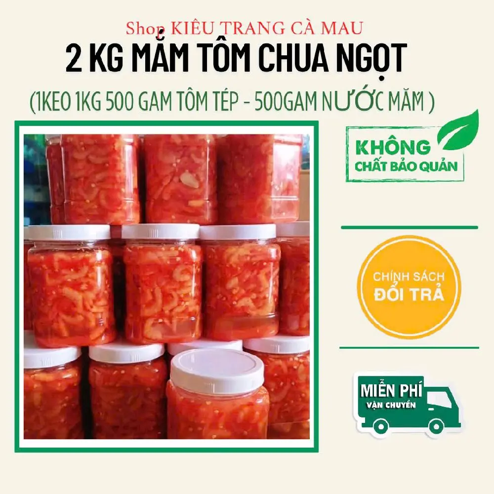 MẮM TÔM CHUA NGỌT ĐẶC SẢN CÀ MAU (nhà làm keo 1kg)