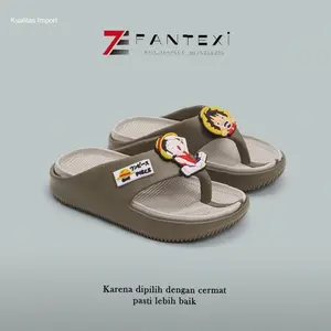 Sandal Jepit Anak Anak Terbaru Bahan Karet Gambar kartun One Piece | Kekinian