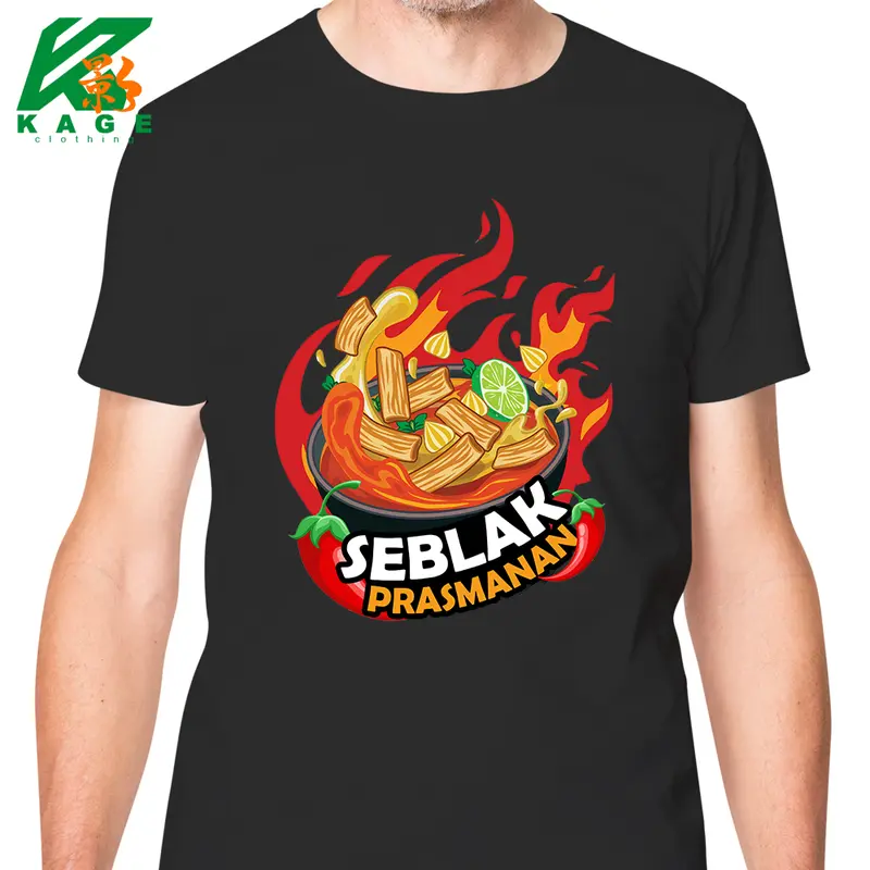 Kaos SEBLAK PRASMANAN Tshirt baju distro cotton combed 30s UNISEX KAOS WARUNG SEBLAK Pria Oblong Katun Sablon unsiex sesuai gambar 0