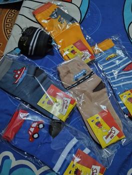 Product Review of Paket [12 Pasang] Kaos Kaki Cowok Cewek Motif Gambar Dino Mobil Mobilan Karakter Anak Anak 1 - 8 Tahun Bahan Spandex Poliester | Kaus Kaki Fashion Sock Anak Laki Laki Perempuan from i**💐 0