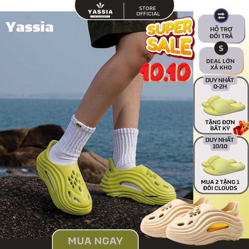 Dép Đúc YASSIA ALIEN Chống Trơn Trượt, Dép Đúc Nguyên Khối Chất Liệu EVA Cao Cấp, Thoáng Khí - Xu Hướng Thời Trang 2025