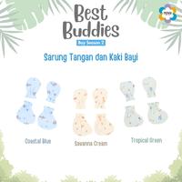 Gambar NOVA - Sarung Tangan Dan Sarung Kaki Bayi (1 Pack) - Boy Series - Goofy Bear dari nova baby Kota Bandung 4 Tokopedia