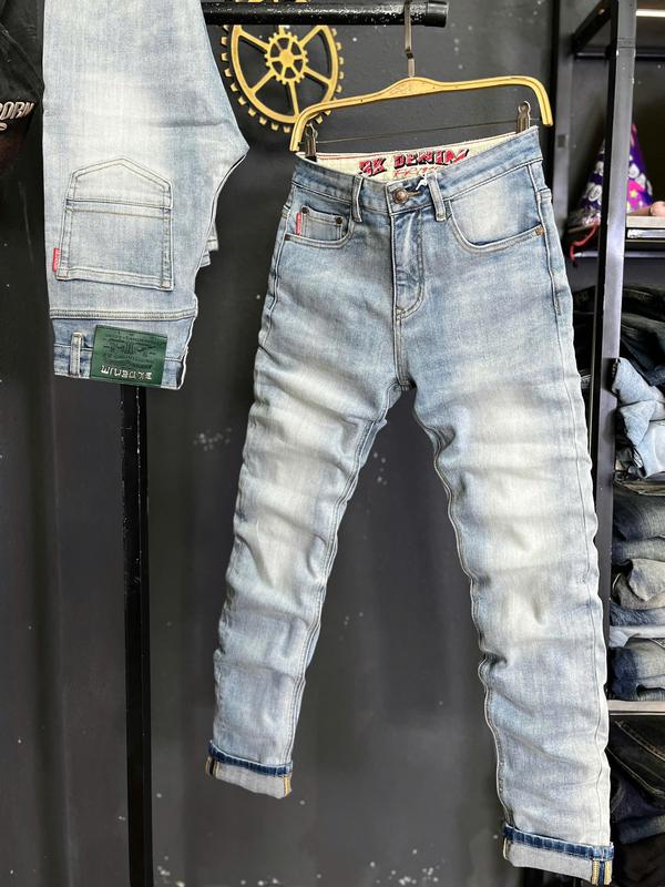   GIÁ MỞ BÁN   3K DENIM Jean Denim Guangzhou-K2258 Quần Jean Nam Dài Màu Xanh Bạc In 3K Denim Chữ Đỏ Chất Denim J3971 K3 STORE 