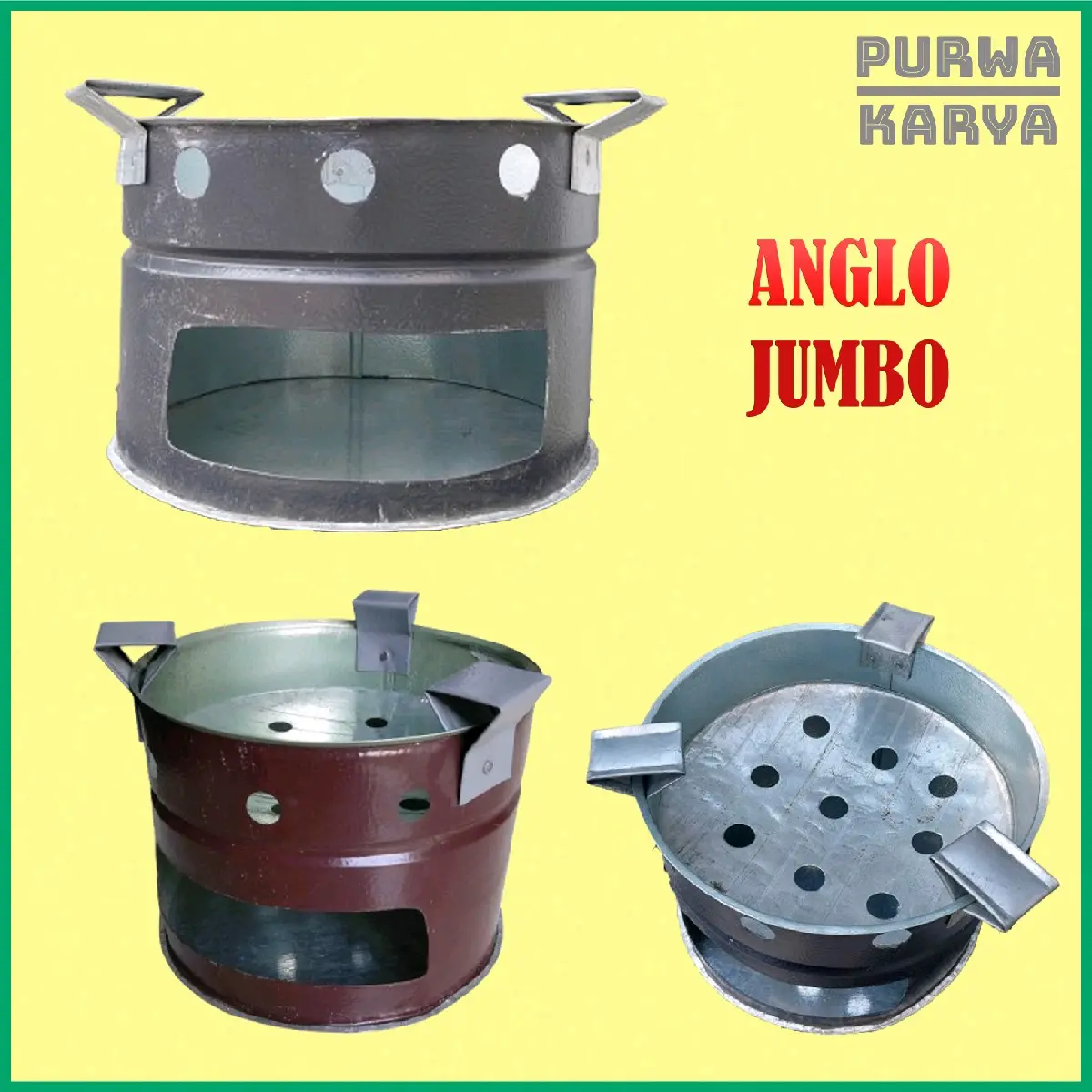 Anglo Tungku Arang Jumbo / Kompor Arang Tradisional Angkringan
