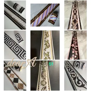 Wallpaper List Border Glossy 10 meter Wallpaper List Lantai List border Pvc