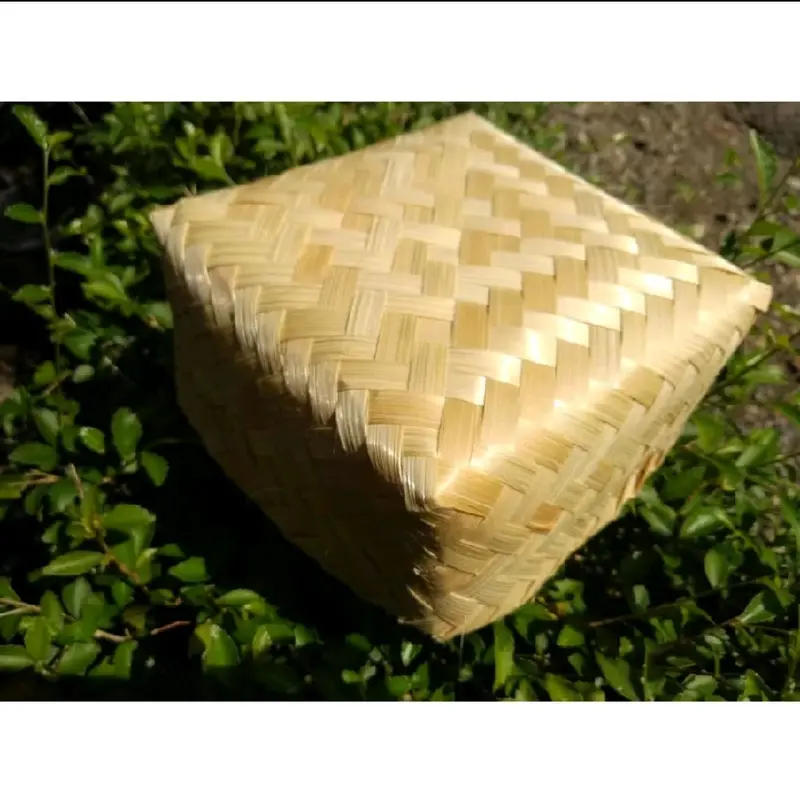 Besek bambu ukuran 18x18 besek daging 2kg 3