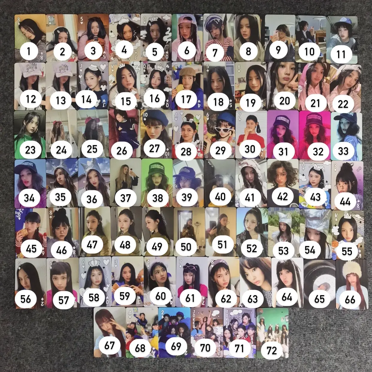 Photocard NEW JEANS season greeting official ready stock
