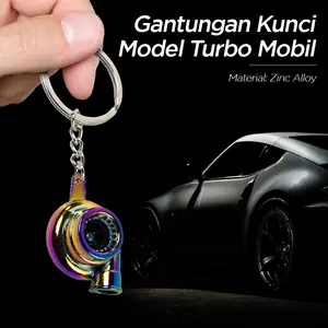 PROMO YLCar Gantungan Kunci Model Turbo Mobil Car Engine Keychain - YL2