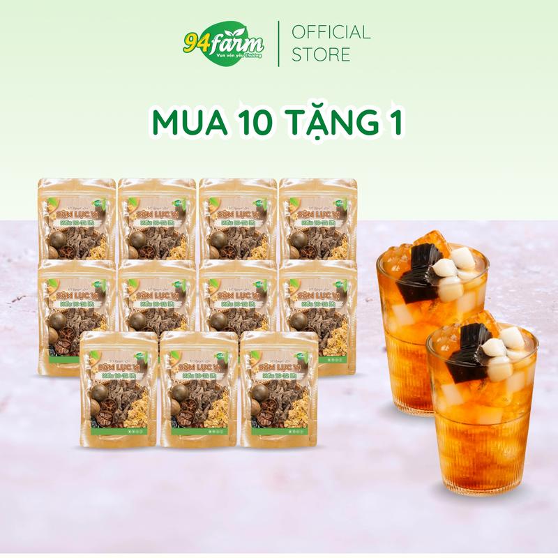 [MUA 10 TẶNG 1][Combo 10 set] Sâm lục vị Mỗi set nấu 10-12 lít sâm (20-24 chai) 94farm Nước Trà Tea Chè