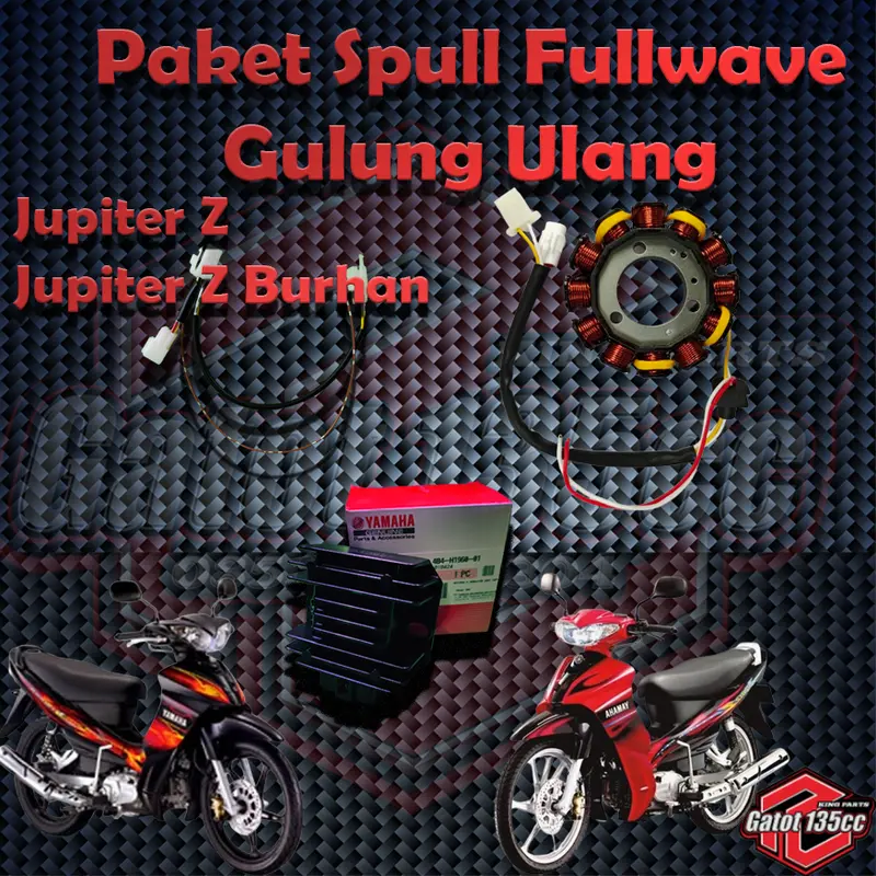 Paket Spul fullwave Jupiter Z, Jupiter Z Burhan set Kiprok Nmax dan kabel kit fullwave PNP suport Daymaker atau biled PNP fullwave 0