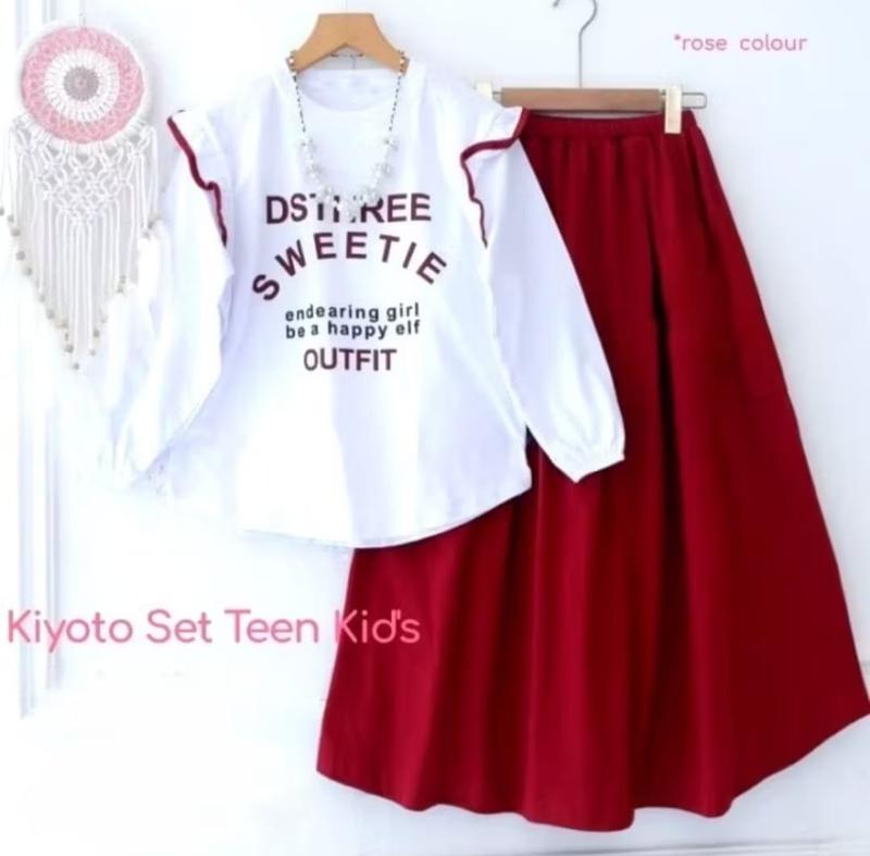 KIYOTO SET KIDS SETELAN ANAK PEREMPUAN TERBARU 2