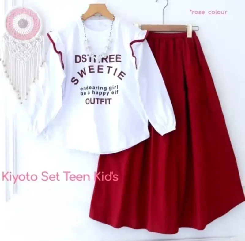 KIYOTO SET KIDS SETELAN ANAK PEREMPUAN TERBARU 2