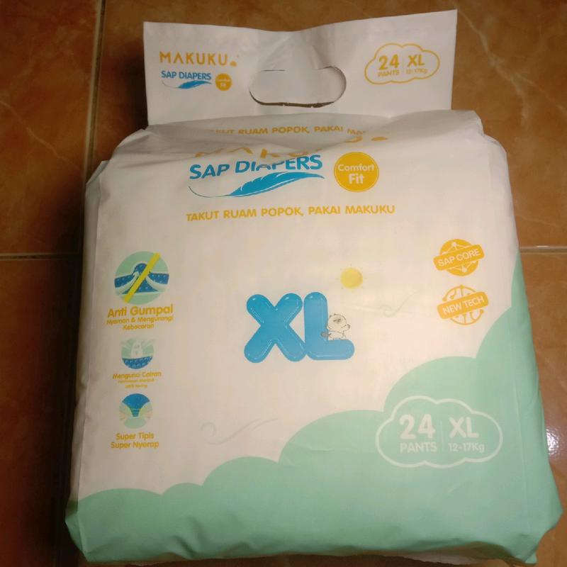 Promo Murah Pempers Pekanbaru Riau Makuku Comfort fit 1 Ball Popok Bayi 5