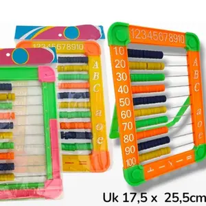 Alat Hitung Sempoa 10 Baris Abacus Alat Belajar Hitung Abakus