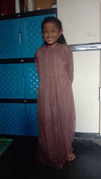 Product Review of Aqila kids ( tanpa kerudung )dress anak umur 1 - 9 tahun/ dress anak perempuan terlaris model 2023 from A**. 1