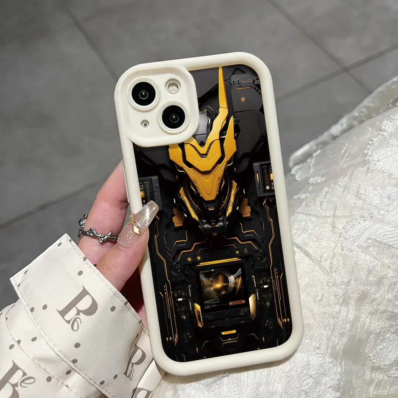 Casing Hp untuk OPPO A7 OPPO A5s OPPO A12 OPPO A12S A11k Case keren pola mecha Softcase baru Casing HP pelindung silikon lembut Kesing 8