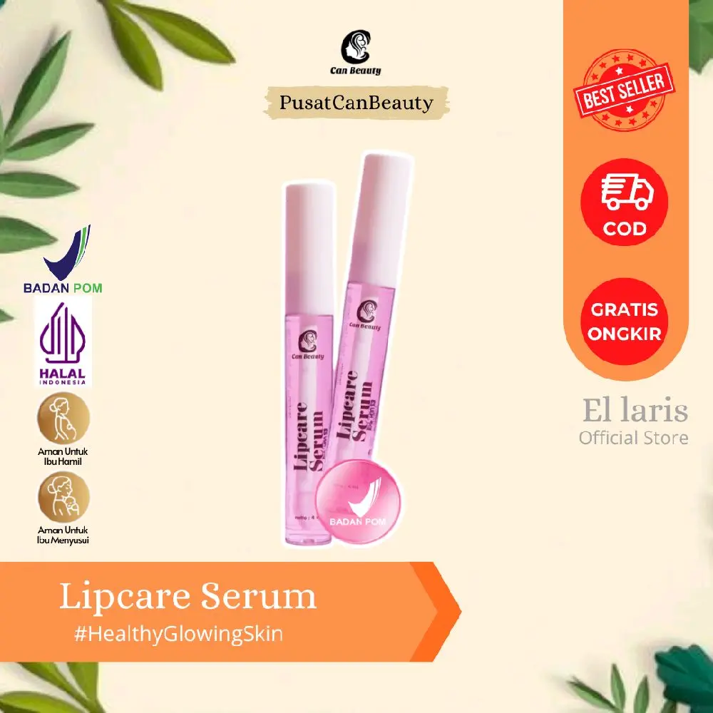 (FREE GIFT) Can Beauty LIP CARE SERUM , BPOM , HALAL (100% ori) Skincare CanBe El laris