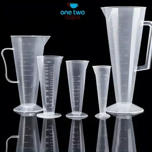 One Two Cups Gelas Ukur Plastik Kerucut Multifungsi Cone Measuring Cup Takaran 25ml 50ml 100ml 250ml 500ml