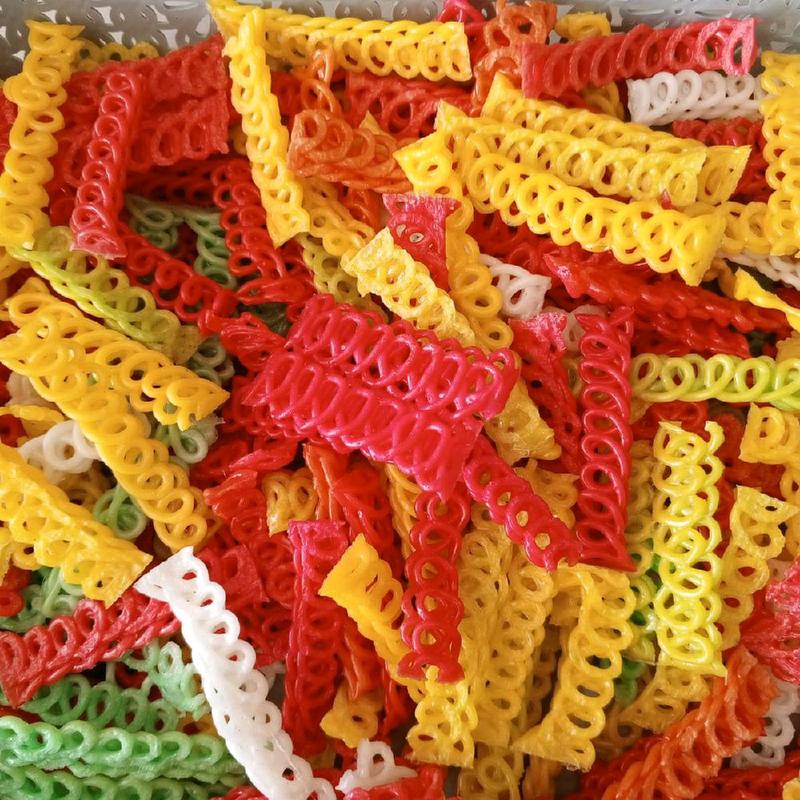 Krupuk seblak mawar mini. krupuk seblak mentah 500gram Kerupuk 8