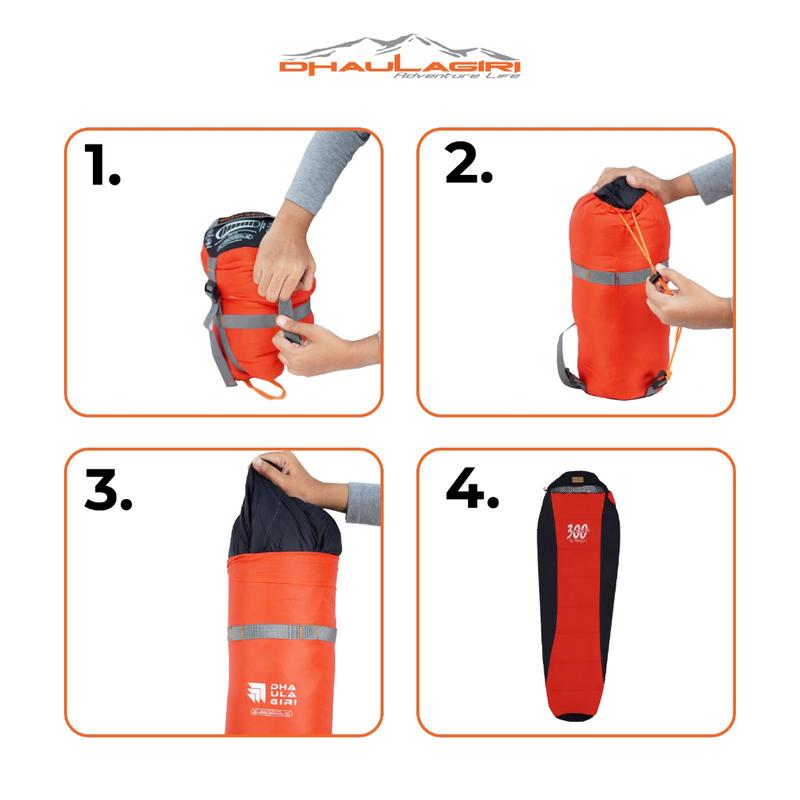 DH SLEEPING BAG DREAM OZ 300 THERMAL TECH Dhaulagiri Tidur Gunung Camping 5