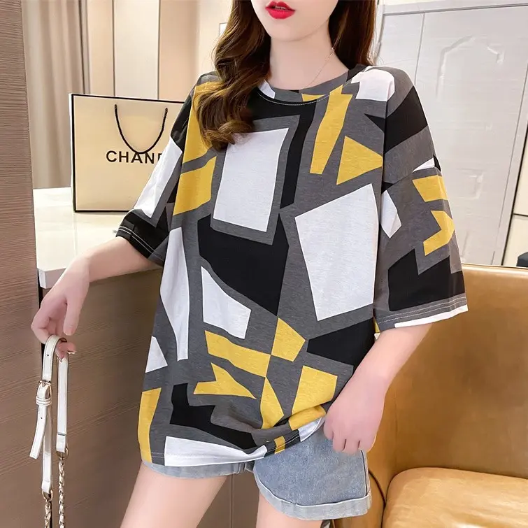 Kaos Oversize IMPORT LiZona ~ Baju Jumbo Big Size Fullprint Shape 1