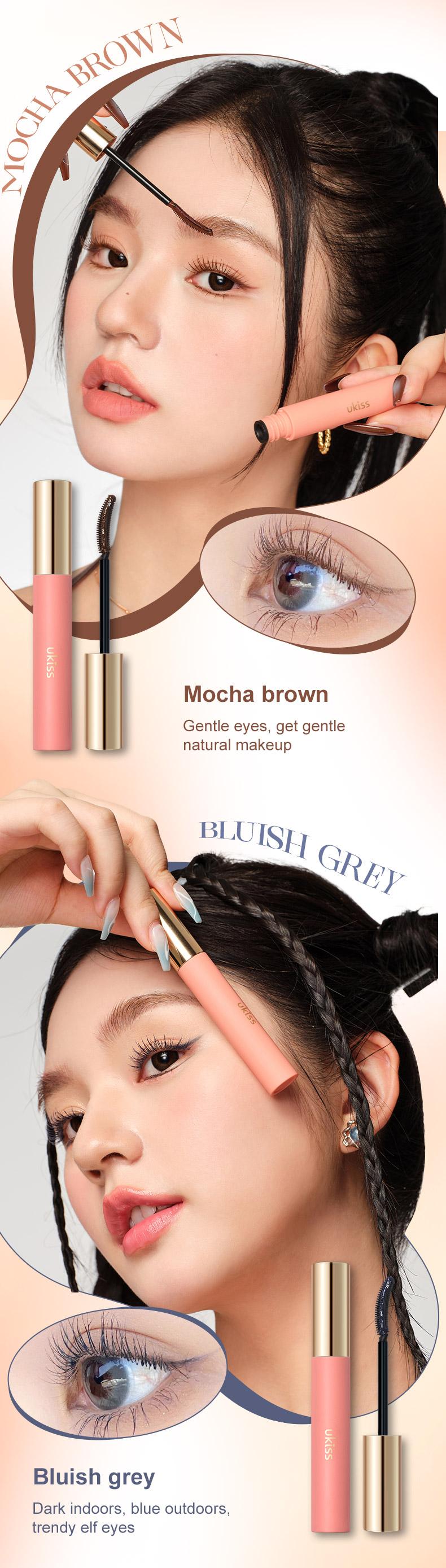 Product Introduction of UKISS Eyelashes Base Eyelash Primer Baseus Mascara Maskara Styling Liquid Waterproof Long-lasting 17