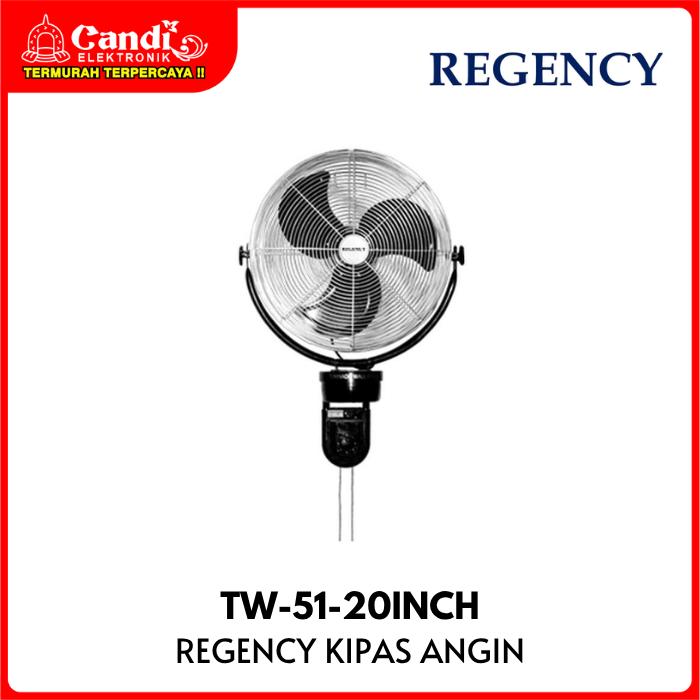 Gambar REGENCY Wall Fan Kipas Angin Dinding 20 Inch TW-51-20INCH dari CANDI ELEKTRONIK Kota Surakarta Tokopedia