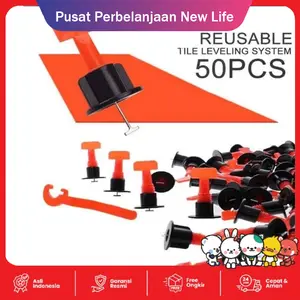 1mm Alat Perata Pasang Keramik Kramik Granit Lantai Dinding Lengkap Spacer Tile Leveling Prata Granite Nat Nut Pin 1mm Ekonomi Mudah Digunakan