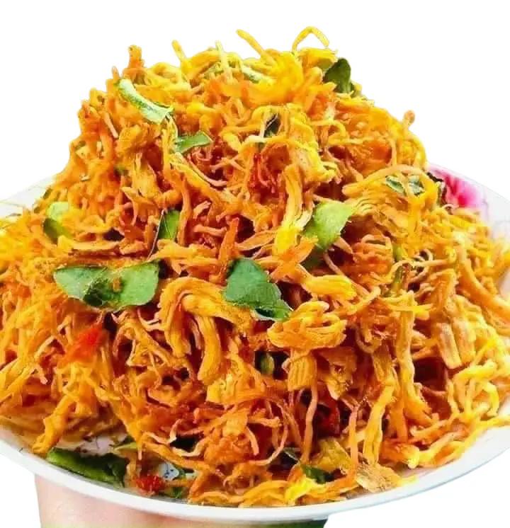  Khô gà lá chanh mềm túi 500gram ăn vặt nhà làm Food Thức Ăn khô gà láchanh Snack sợi 