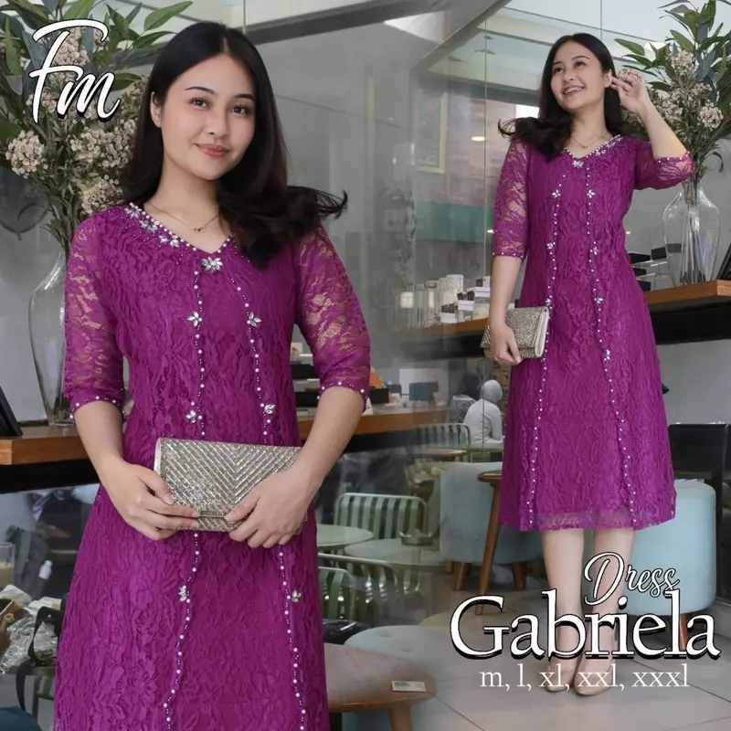 Gabriela Dress - Gaun Baru Gabriela dengan Desain Elegan dan Nyaman untuk Segala Kesempatan Gabriela Dress - Gaun Baru Gabriela dengan Desain Elegan dan Nyaman untuk Segala Kesempatan