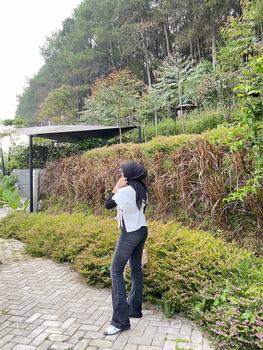 Product Review of ORE - Celana Jysso Cutbray Jeans Highwaist Wanita terbaru Size 27-34 Strecht  Kaki Nyaman from a**s 2